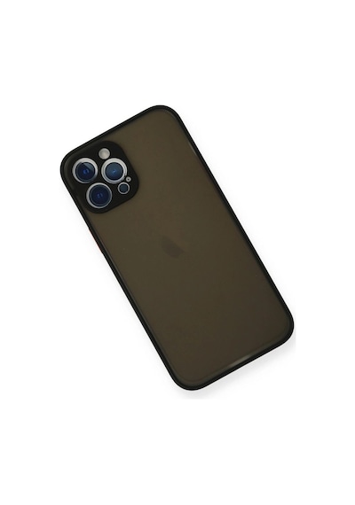 Apple, Uyumlu iPhone 12 Pro Kılıf Montreal Silikon Kapak - Siyah