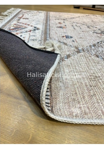 Salerno Çamaşır Makinesinde Yıkanabilir Kilim Halı Hs1029 Çok Renkli