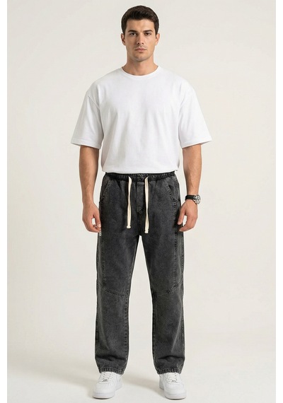Bigdart Erkek Rahat Kesim Baggy Jean Pantolon 30074 - Antrasit