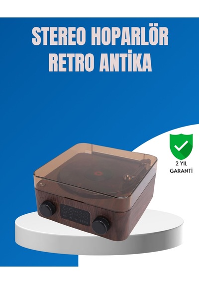 Stereo Bluetooth Hoparlör Gece Lambalı Ve Saat Göstergeli