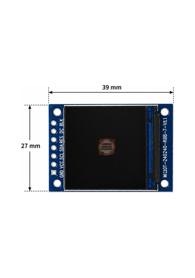 1.3 İnç Ips Tft Lcd Ekran Modülü 240x240