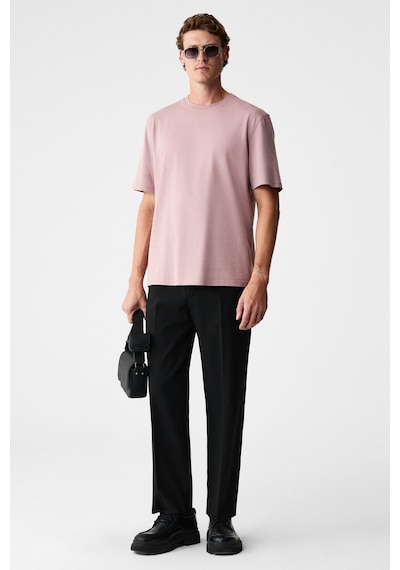 Grimelange Mocassın Erkek %100 Pamuk Baskılı Relaxed Fit Yuvarlak Yaka Kısa Kollu Koyu Pembe T-shirt Koyu Pembe Grimelange Mocassın Erkek %100 Pamuk Baskılı Relaxed Fit Yuvarlak Yaka Kısa Kollu Koyu Pembe T-shirt Koyu Pembe