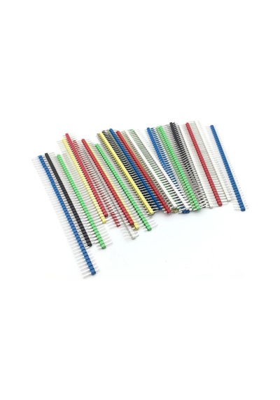 Alkatronik-30 Adet 40 Pin Erkek Header Seti 6 Renkli 2.54Mm Kırılabilir