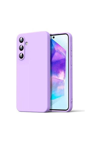 Newface Samsung Galaxy A16 5g Kılıf Nano İçi Kadife Silikon - Lila