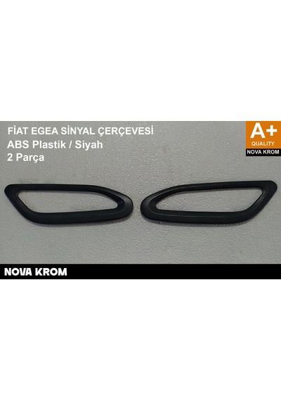 Nova Krom Fiat Egea Sinyal Çerçevesi Abs Plastik 2015-2024 Siyah