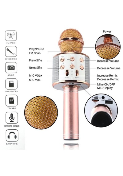 Bluetooth Karaoke Mikrofon 5492