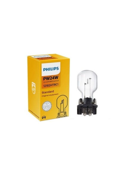 Bmw / Mini Phılıps Ampul 12v - 24w Siyah Soket Tabanlı Şeffaf 12182htrc1