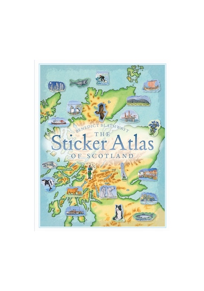 Birlinn - Sticker Atlas Of Scotland