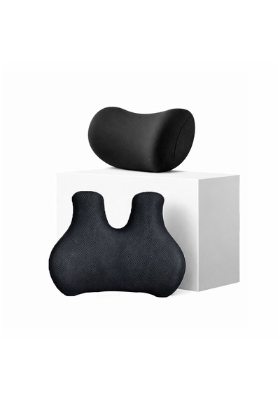 Microcase Ortopedik Memory Foam Oto Koltuk Kafa Ve Destek Minderi + Kafa Destek Minderi Al5523