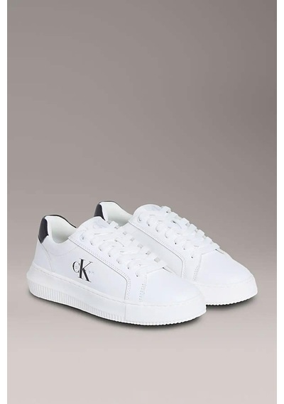 Kadın Chunky Cupsole Sneaker Spor Ayakkabı - Beyaz-8462 Bright White/black