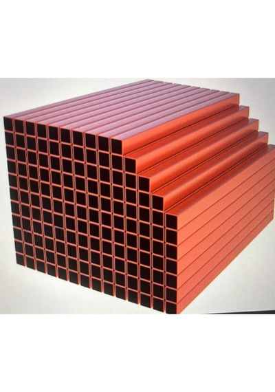 Kutu Profil Demir 40x60x2 Mm Boyalı 2 Mt Kırmızı