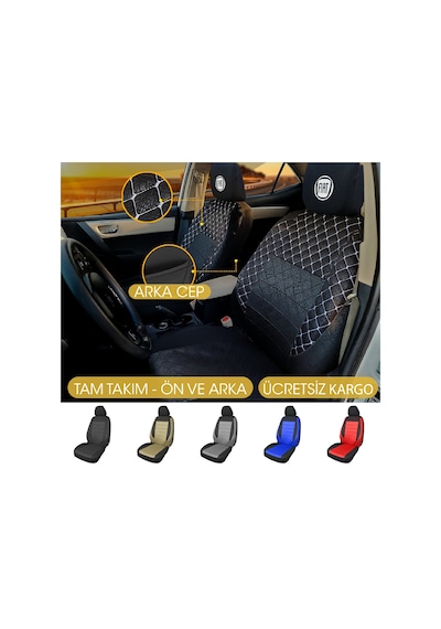FIAT UNİVERSAL OTO KOLTUK KILIFI 2 YASTIK