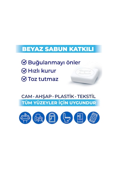 Bingo Pratik Yüzey Temizlik Havlusu Beyaz Sabun 4 x 96'lı
