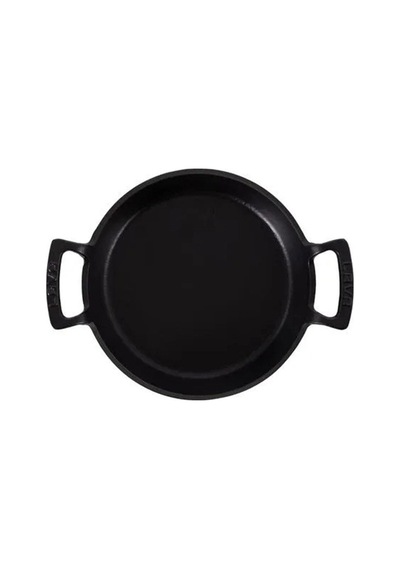 Lava Demir Döküm Yuvarlak 20 Cm Sahan Mat Siyah