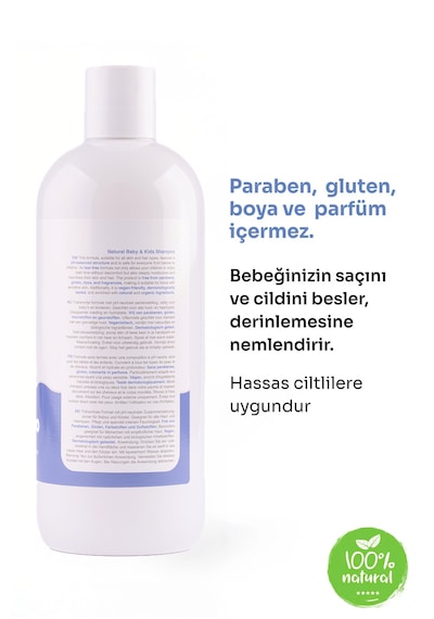 Babyton Göz Yakmayan Doğal Bebek Ve Çocuk Şampuanı 400 Ml