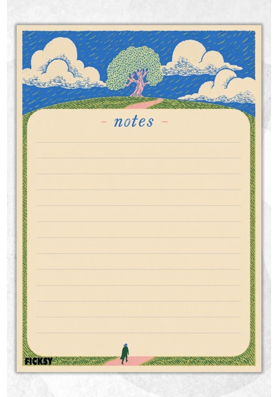 A5 Bloknot Çizgili Defter - 50 Yaprak - Memopad - Notepad - Not Defteri - Not Kağıdı Çok Renkli Çok Renkli