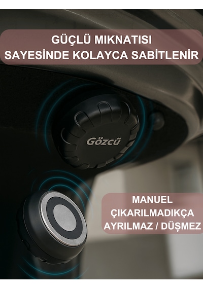 Gözcü Mobil Mega Takip Cihazı Ios Android Uyumlu Motor Araç Taşıt Gps Cihazı Su Geçirmez 5-10 Dakika Aralıklı