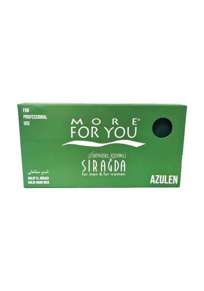 More For You El Sıcak Ağda Azulen Yeşil 500 Ml - Sıcak Ağda Sıcak Ağda Epilasyon Hot Wax Sir Agda Epilasyon Balmumu