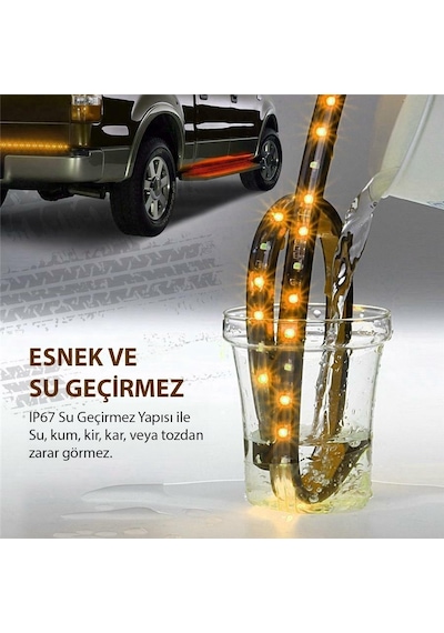 Pick Up Off Road Karavan Suv Yan Basamak Ledi Drl Sinyalli 180cm