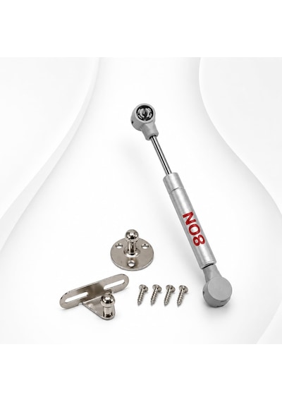 4adet Dolap Kapak Amortisörü 80n Gri 20 Cm Gazlı Piston Kapak Hidroliği Mutfak Dolabı Pistonu 6395751