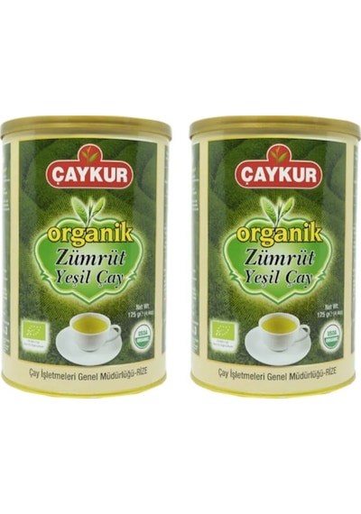 Çaykur Organik Zümrüt Yeşil Çay 2 x 125 G