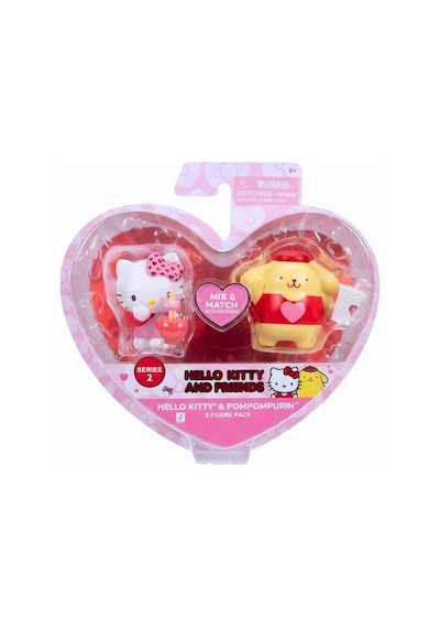 Hello Kitty Ve Arkadaşları Hello Kitty İle Pompompurin 2 Li Figür Paketi