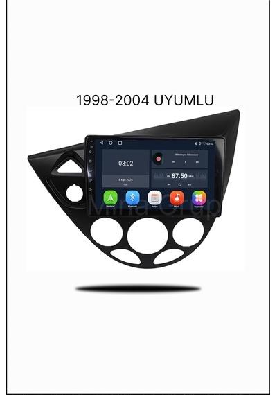 Snp Serisi Ford Focus 1 Mk1 Uyumlu 9" Multimedya Android Teyp 4-64 Gb + Kamera li 9"