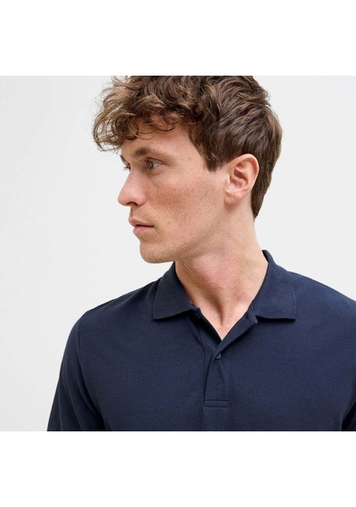 Jack & Jones Jjkane Polo Ss Erkek T-shirt-32814 Lacivert