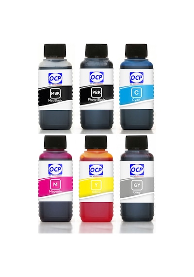 OCP HP 730 P2V65A P2V67A P2V62A P2V63A P2V64A P2V66A Kartuş Mürekkep Seti 100ml 6 Renk