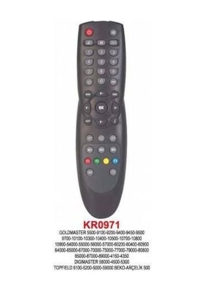 Kumanda 638 Kr0971-beko,Arçelik Uyumlu 500,goldmaster4100 5500 9100 10100