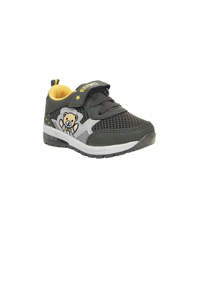 Remind Işıklı Sneaker Esnek Hafif Rahat Çocuk Spor Ayakkabı Haki