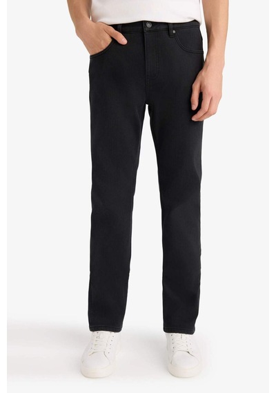 Defacto Sergio Regular Fit Normal Bel Boru Paça Jean Pantolon V0793az25wnnm40 Siyah-nm40