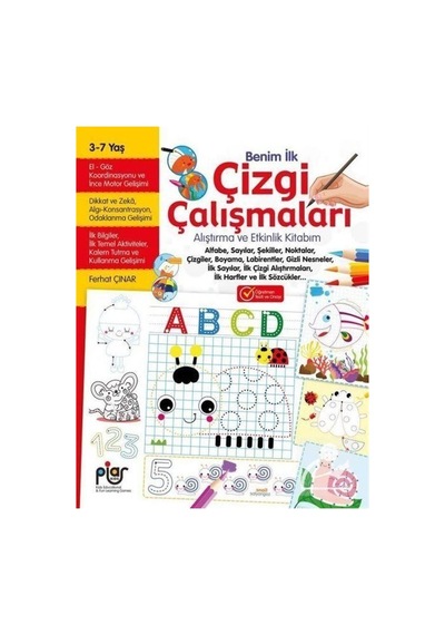 Benim İlk Çizgi Çalışmaları Alıştırma Ve Etkinlik Kitabım 3 - ...