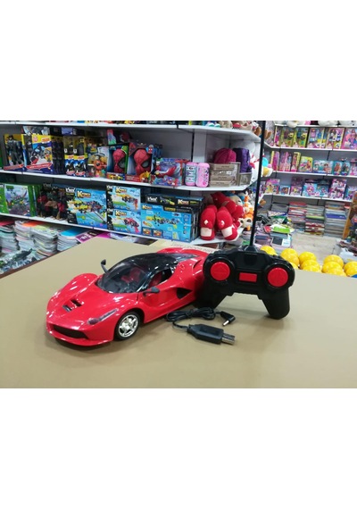 Uzaktan Kumandalı Kapıları Açılan Şarjlı Ferrari 1 : 16Ölçek Kır