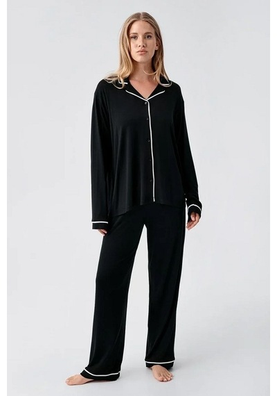 Artış Collection Artış 18207 Bayan Pijama Takımı Siyah