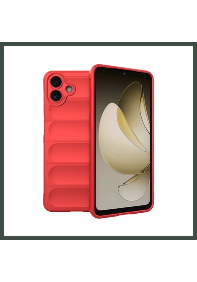 Bezos Samsung Galaxy A07 4g Uyumlu Optimum Silikon - Kırmızı Nhr