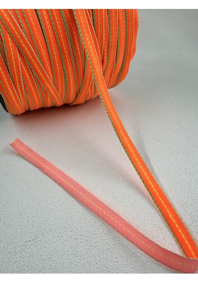 1 Cm Puntalı Kadife-5 Metre Turuncu