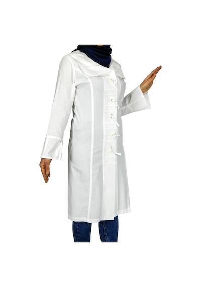 Kadın Beyaz Tunik Akr302-Beyaz-1 Beyaz