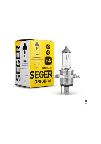 Seger 206358 Ampul H4 12v 60/55w P43t Standart Yenileme 3.500k Standart Işık P43 Tırnaklı