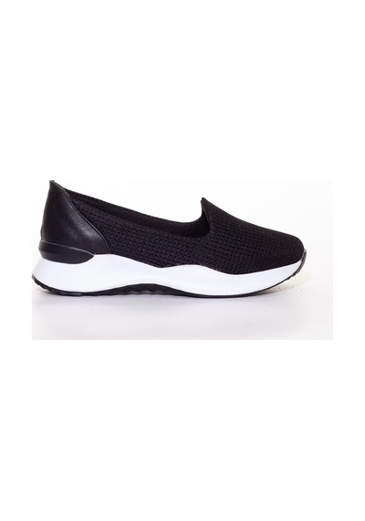 Dilimler Ayakkabı Siyah Anorak Kadın Spor Ayakkabı-152-Siyah