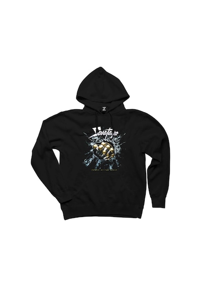 Savatage Power Of The Night Siyah Kapşonlu Sweatshirt Hoodie Siyah