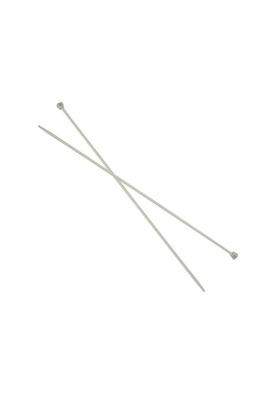Ekonomik Gri Alüminyum Örgü Şiş 3,5 Mm 35 Cm