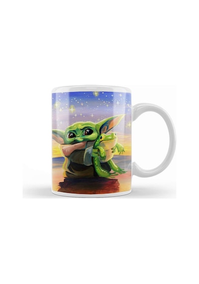 Baby Yoda Star Wars Kupa Bardak Porselen Karışık