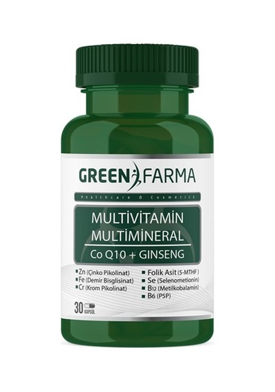 Green Farma Multivitamin & Multimineral  30 Kapsül