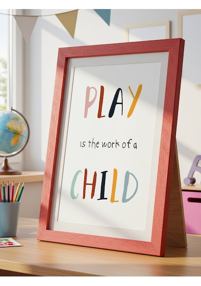 Play Child Dijital Baskı Poster V2 Çerçevesiz