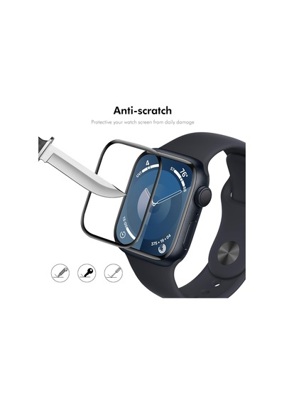Apple Uyumlu Watch 10. Seri 46mm Uyumlu Ekranı Tam Kaplayan Akıllı Saat Ekran Koruyucu Pet