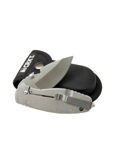 Crkt 3329 Bk Heat Kamp Çakı 18cm - Metal Sap, Kılıflı, Açacaklı, Perçinli Çok Renkli