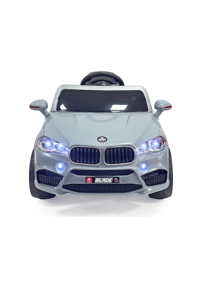 Blade Gt 12v Uzaktan Kumandalı Bluetooth Ve Usb Destekli Led Farlı Emniyet Kemerli Çocuk Akülü Araba Gri