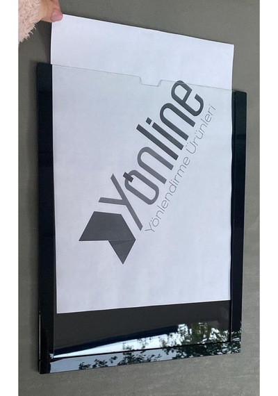 Yönline Yönlendirme A4 Duvar Tipi Pleksi Föylük Genel
