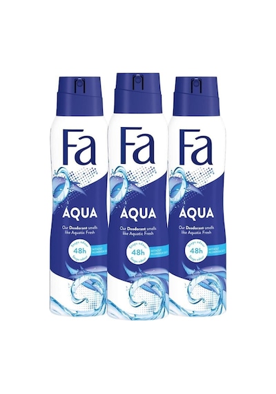 Fa Aqua Sprey Deodorant 150 ML x 3
